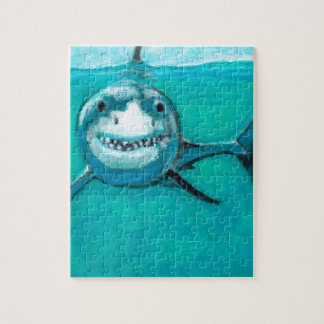 "Wayne" The Great White Shark Jigsaw Puzzle