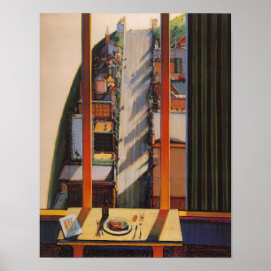 wayne thiebaud - apartment viéw 1993 poster