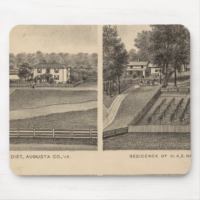 Waynesboro, Augusta County Mouse Pad (Front)