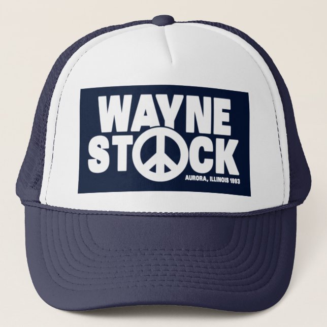 WAYNESTOCK TRUCKER HAT (Front)