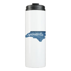 Waynesville North Carolina Wood Grain Thermal Tumbler