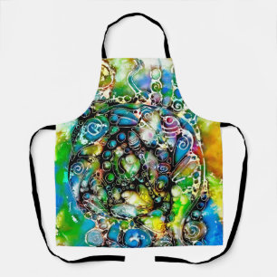 Ways Of Life - Neurographic Art 7 Apron