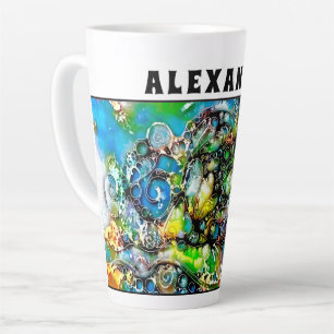 Ways Of Life - Neurographic Art 7 Latte Mug