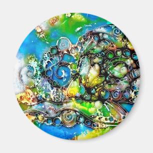 Ways Of Life - Neurographic Art 7 Magnet