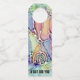 Ways Of Life - Neurographic Art Pattern 1 Bottle Tag
