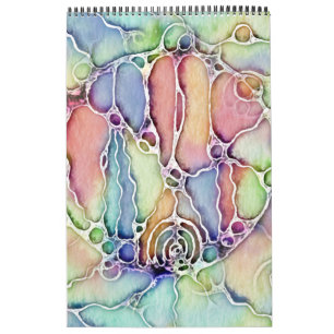 Ways Of Life - Neurographic Art Pattern 1 Calendar