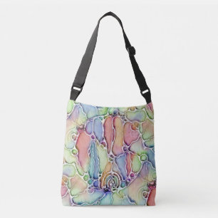 Ways Of Life - Neurographic Art Pattern 1 Crossbody Bag