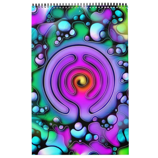 Ways Of Life - Neurographic Art Pattern 2 Calendar (Cover)