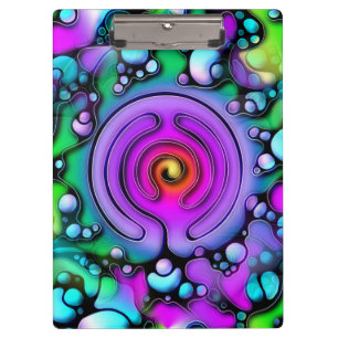 Ways Of Life - Neurographic Art Pattern 2 Clipboard