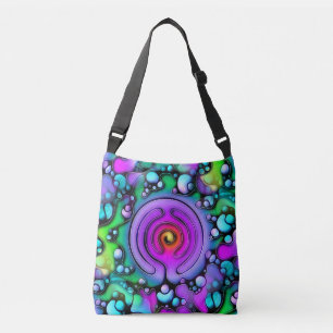 Ways Of Life - Neurographic Art Pattern 2 Crossbody Bag