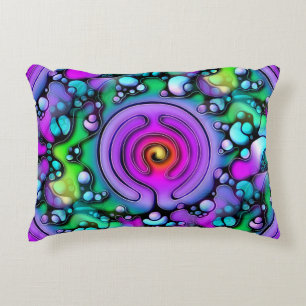 Ways Of Life - Neurographic Art Pattern 2 Decorative Cushion