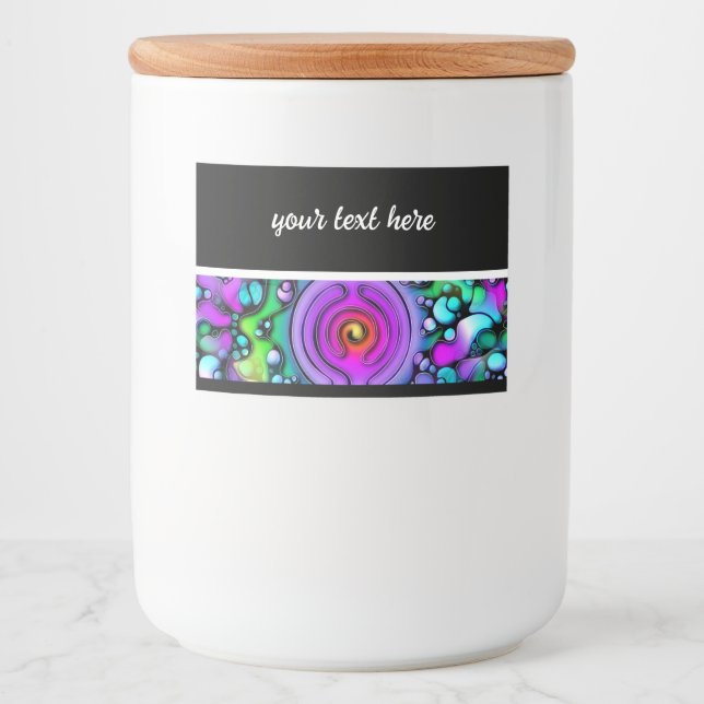 Ways Of Life - Neurographic Art Pattern 2 Food Label (Front)