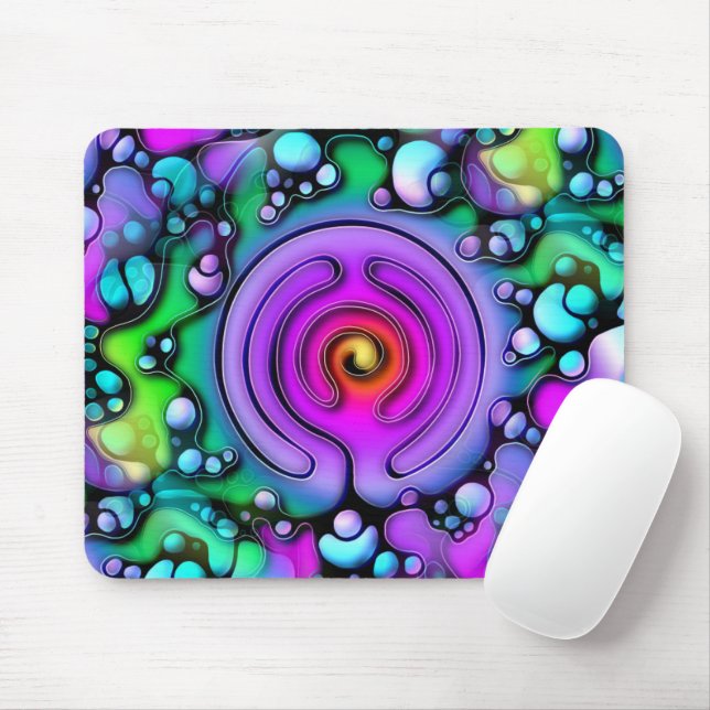 Ways Of Life - Neurographic Art Pattern 2 Mouse Pad (With Mouse)
