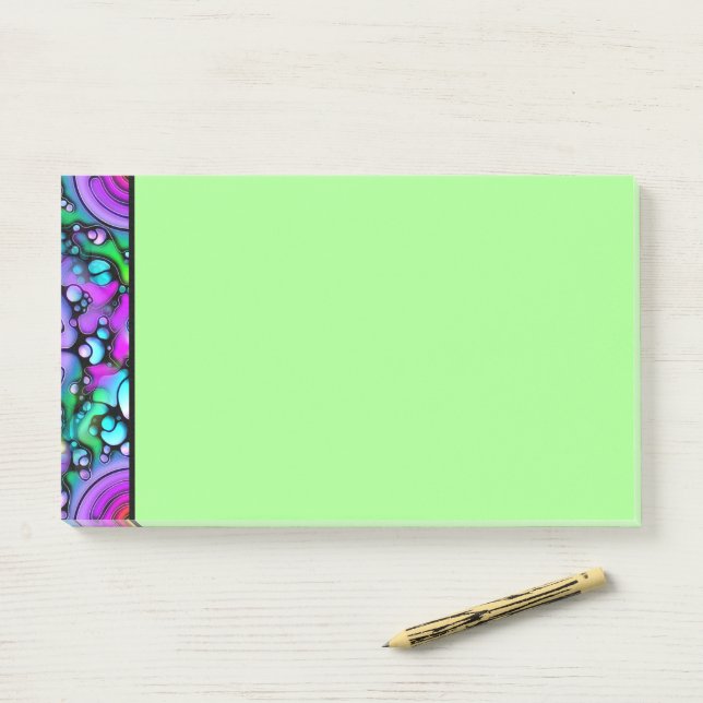 Ways Of Life - Neurographic Art Pattern 2 Post-it Notes (On Desk)