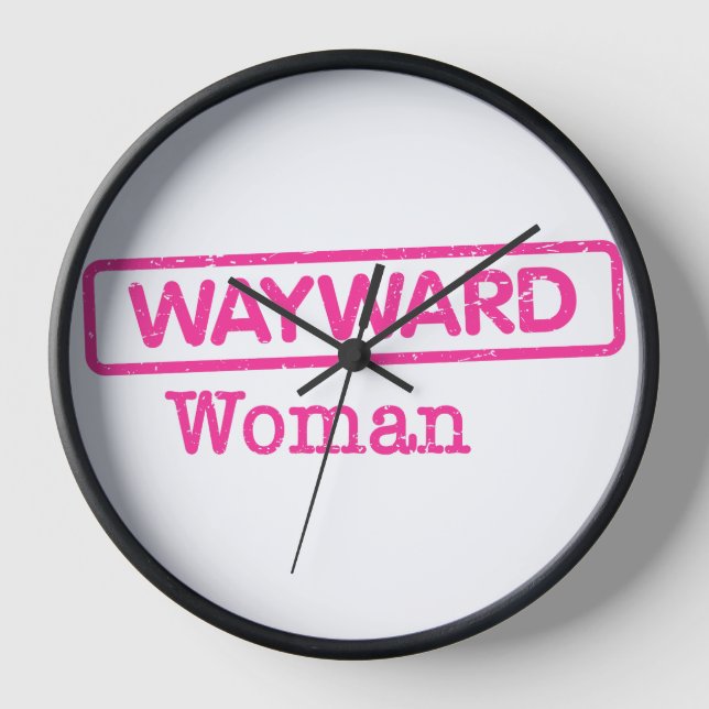 Wayward Woman Clock  (Front)