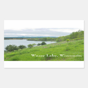 Wazee Lake Scenic Overlook Rectangular Sticker