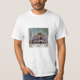 Wazir Khan Mosque Pakistan Watercolor painting T-Shirt
