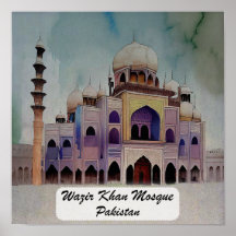 Wazir Khan Mosque Poster