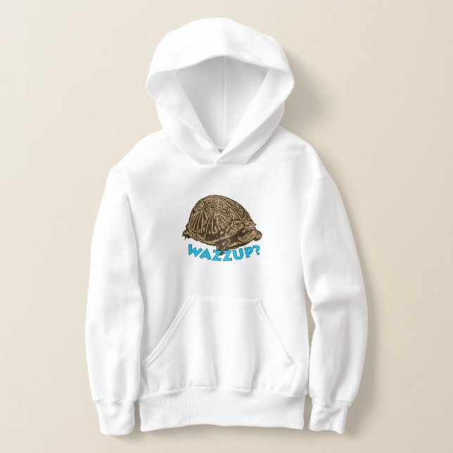 Wazzup - Kids' Pullover Hoodie (Laydown)