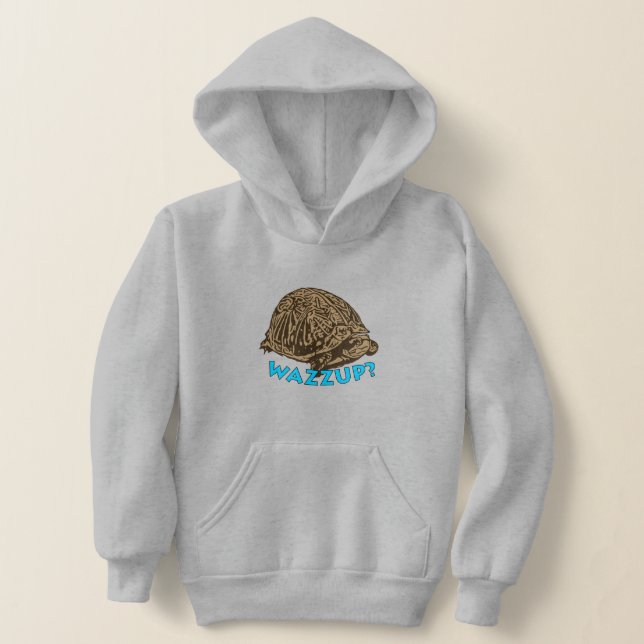 Wazzup - Kids' Pullover Hoodie (Laydown)