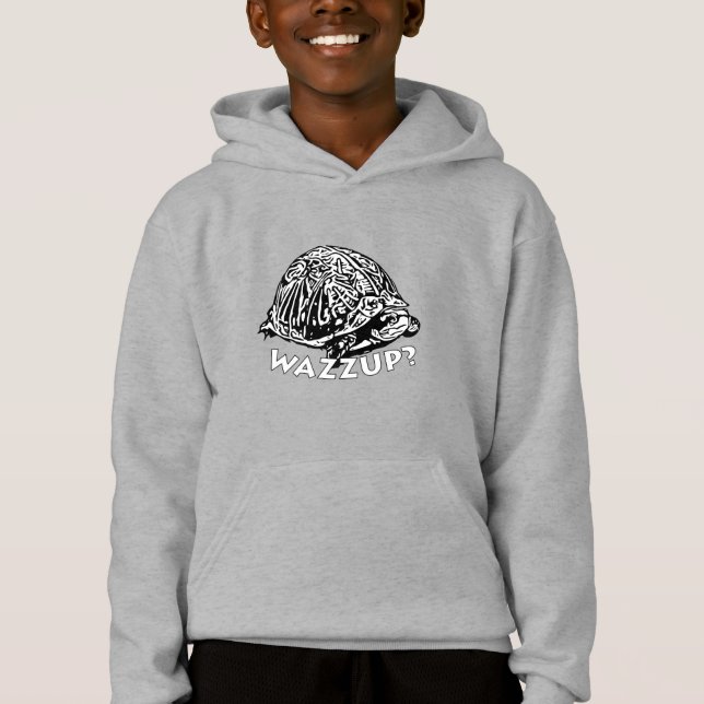 Wazzup - Kids' Pullover Hoodie (Front)
