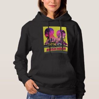 WB100 Rush Hour Retro City Skyline Partner Silhoue Hoodie