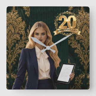 WBP Labo 20th Anniversary Celest Square Wall Clock