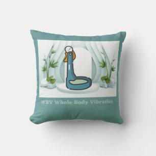 WBV Whole Body Vibration Throw Pillow