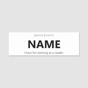 WCS Leader Name Tag