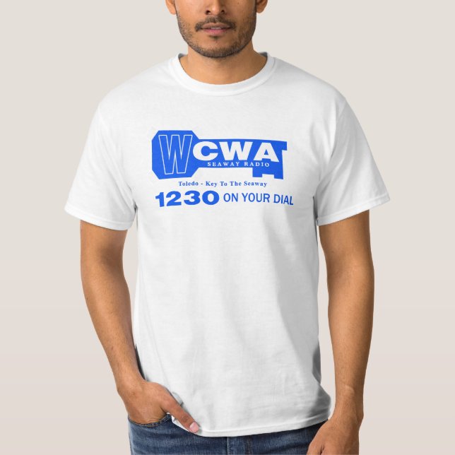 WCWA 1230 Toledo 1960's Music Station T-Shirt (Front)
