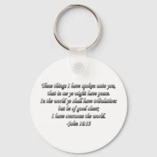 WDJS: I Have Overcome the World Key Ring