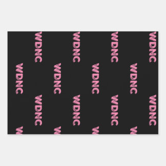 WDNC We Do Not Care Wrapping Paper Sheet