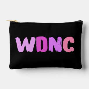 WDNC We Dot Not Care CLub Accessory Pouch