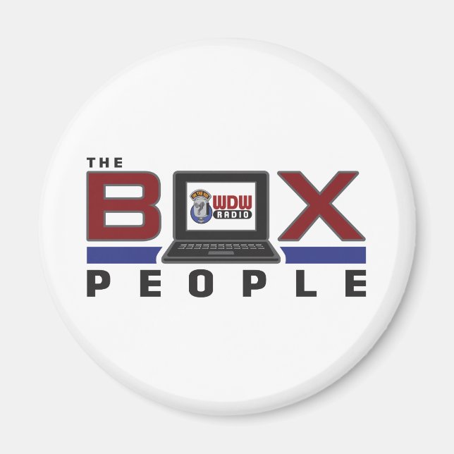 WDW Radio Box People Magnet (Front)