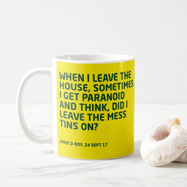 WDYHC no12b mess tins Coffee Mug (With Donut)