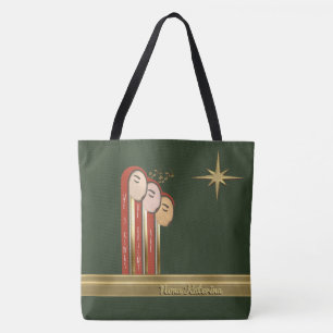 We 3 Kings - Art Deco Christmas Personalised Tote Bag