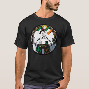 We Aim To Be Free  Irish Palestinian Solidarity539 T-Shirt