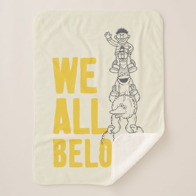 We All Belong Sherpa Blanket (Front)
