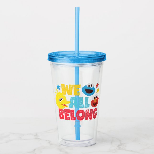 We All Belong Stars Acrylic Tumbler (Front)