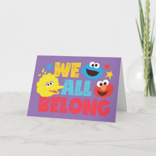 We All Belong Stars Card