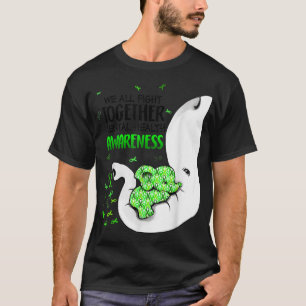 We All Fight Together Mental Health Awareness Gree T-Shirt