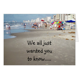 WE ALL GOT TOGETHER TO SAY 50 IS NOT A DAYATBEACH!