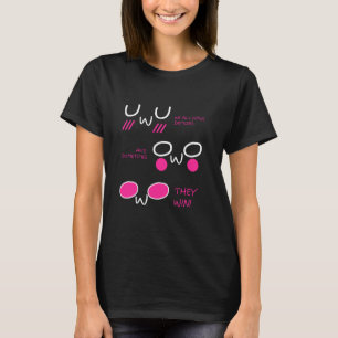 We All Have Demons OwO UwU Vaporwave Aesthetic Ani T-Shirt