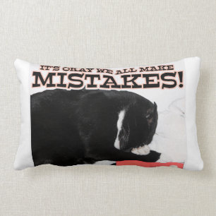 We All Make Mistakes Lumbar Cushion