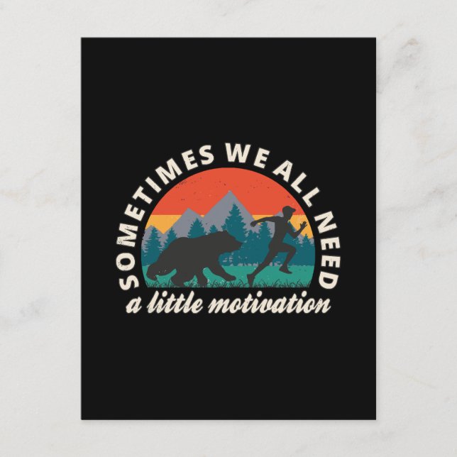  We All Need A Little Motivation Fun Enclosure Card (Front)