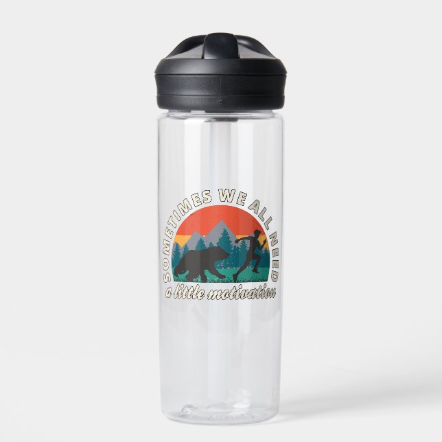  We All Need A Little Motivation Fun Water Bottle (Front)