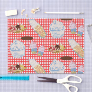 We All Scream For Ice Cream Tissue Paper