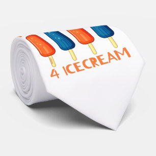 WE ALL SCREAM FOR ICECREAM funny summer Tie