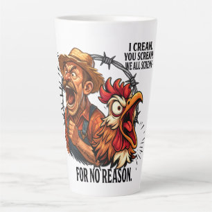 We all scream for no reason - latte mug