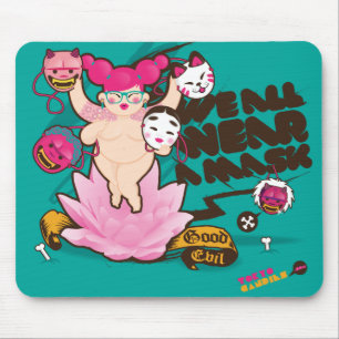 We all wear a mask mouse pad